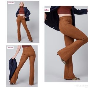 SPANX Faux Suede Flare Pants